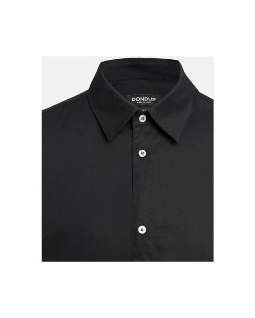 Dondup Uc368R Shirt in het Black voor heren