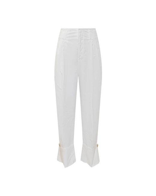 DARKPARK White Tapered Trousers
