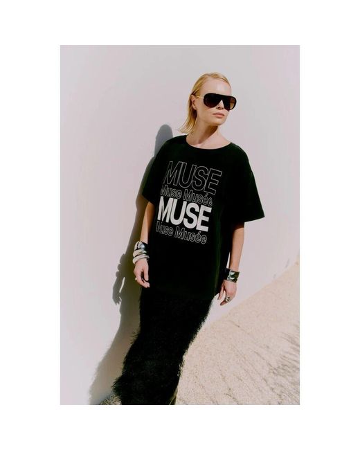 Copenhagen Muse Black Logo tee - schwarz