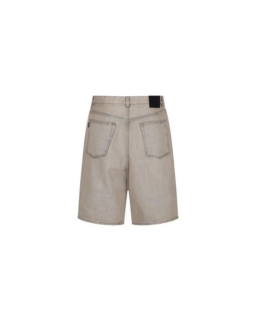Haikure Gray Denim Shorts for men