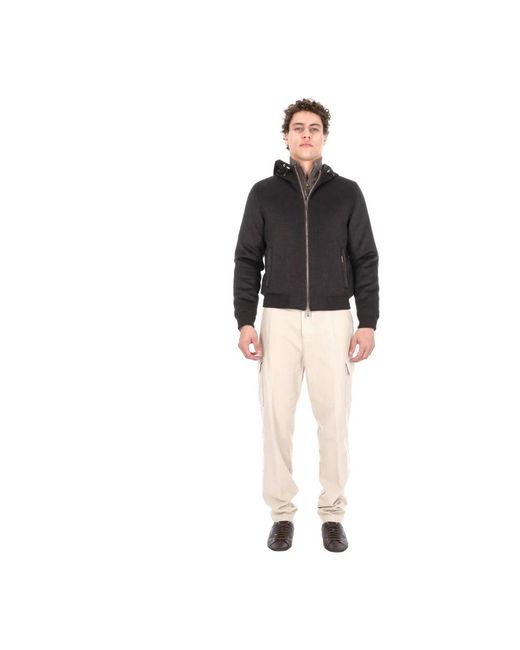 Moorer Brigno Bomber in Black für Herren