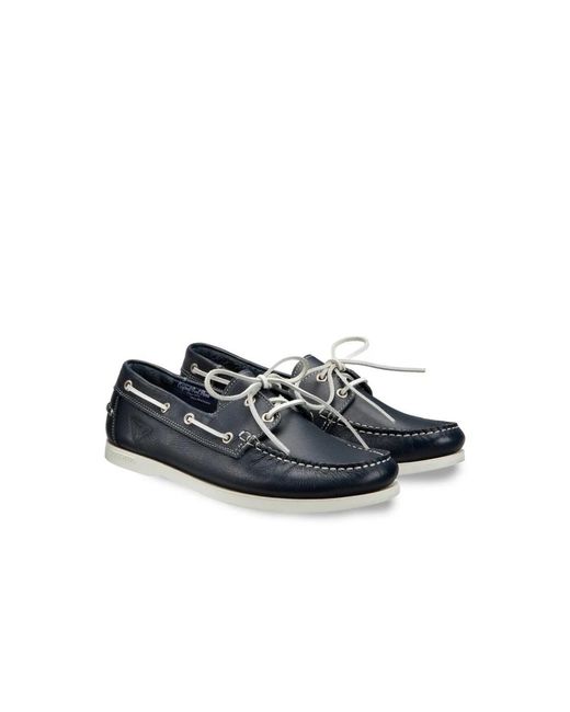 Docksteps Blue Boat Shoes for men