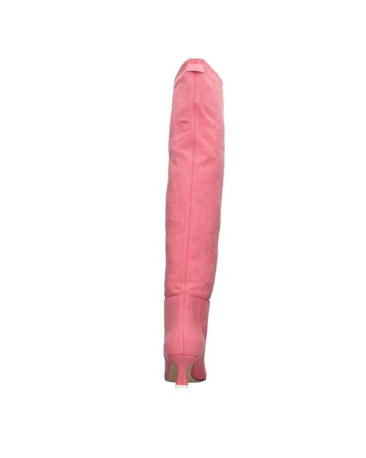3Juin Pink Heeled Boots