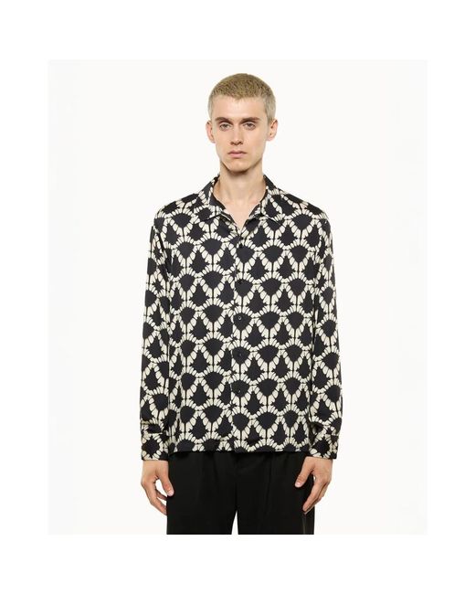 Laneus Black Casual Shirts for men