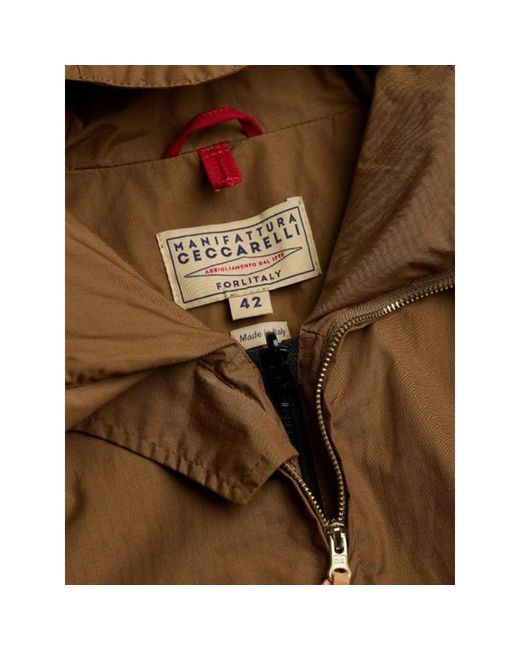 Manifattura Ceccarelli Brown Light Jackets for men