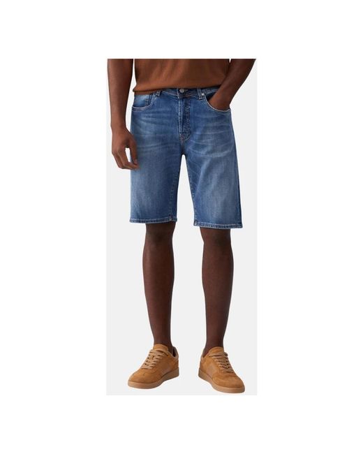 Liu Jo Blue Denim Shorts for men