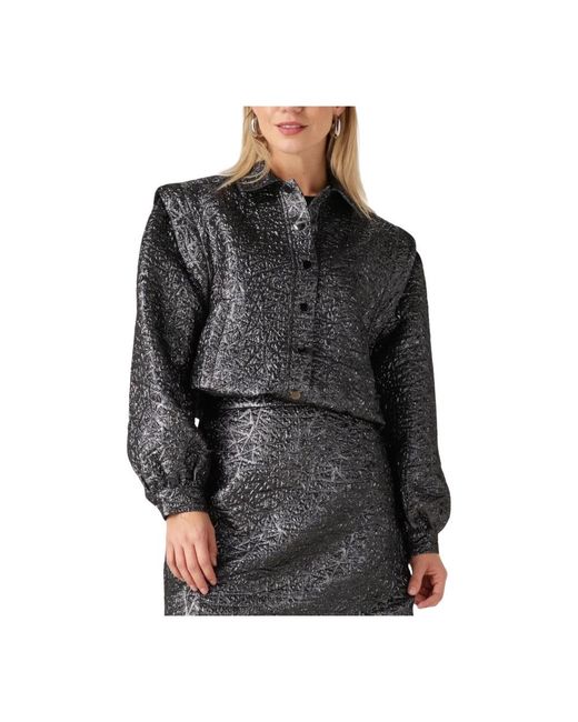 Notre-v Jassen ,Zwart ,Polyester Nv-Gratia Blouse in het Black