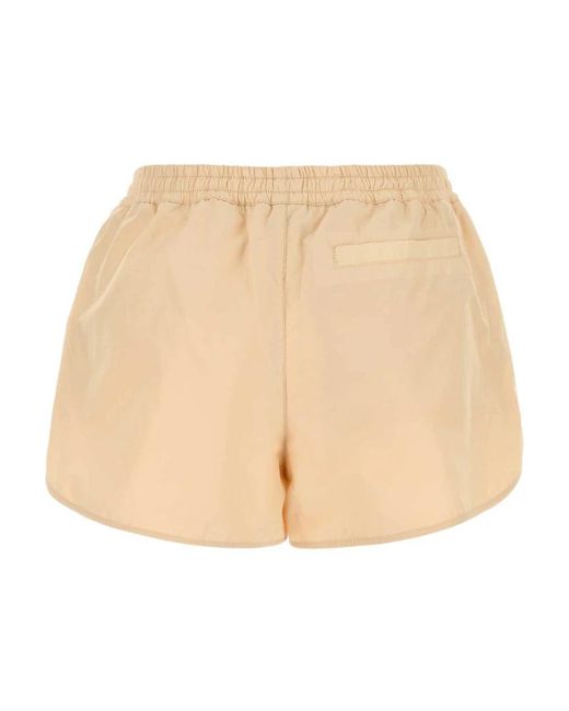 Burberry Natural Short Shorts