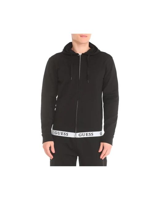 Guess Zip-Throughs in het Black voor heren