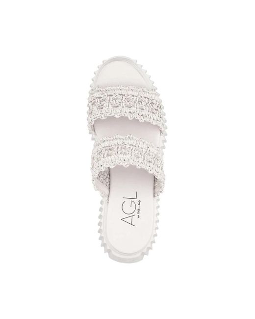 Shoes > flip flops & sliders > sliders Agl Attilio Giusti Leombruni en coloris White
