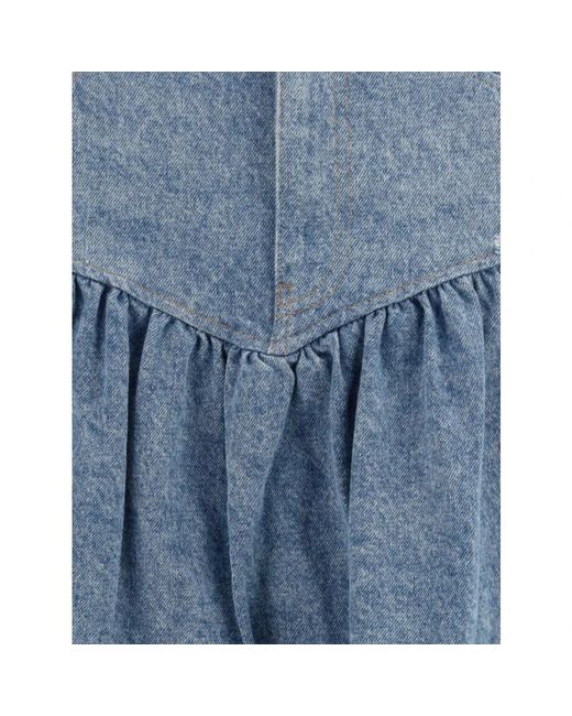 Ganni Blue Denim Skirts