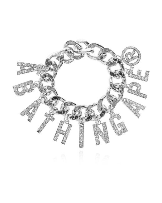 Bracelets A Bathing Ape pour homme en coloris Gray