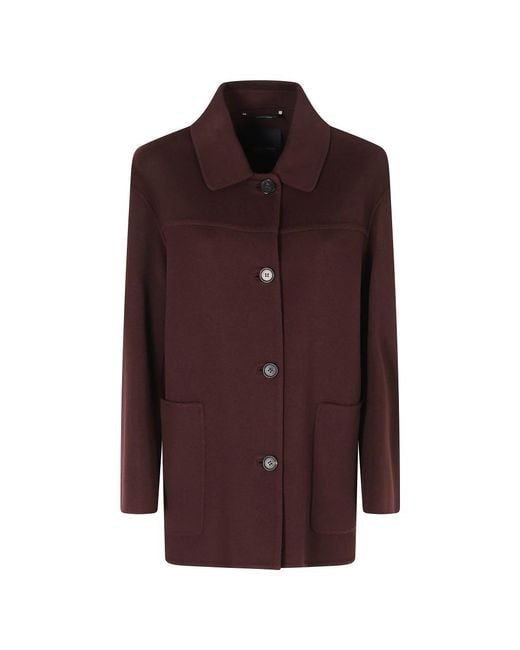 Max Mara Brown Single-Breasted Coats