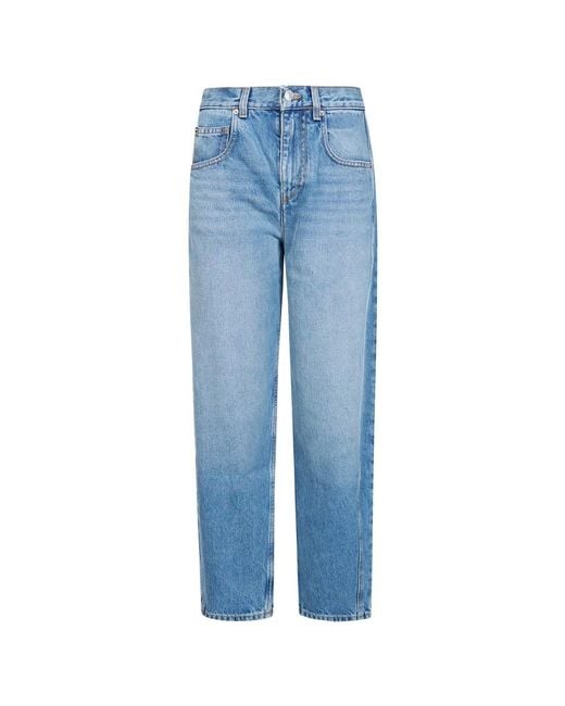 Isabel Marant Blue Loose Fit Jeans