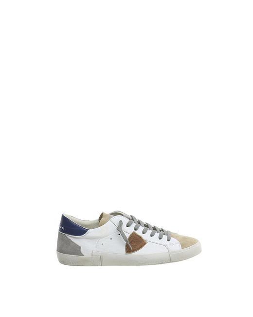 Sneakers di Philippe Model in Metallic da Uomo