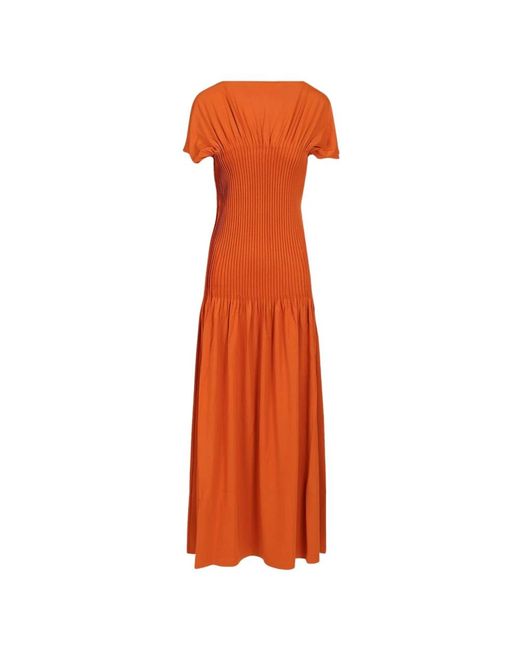 Totême Orange Midi Dresses