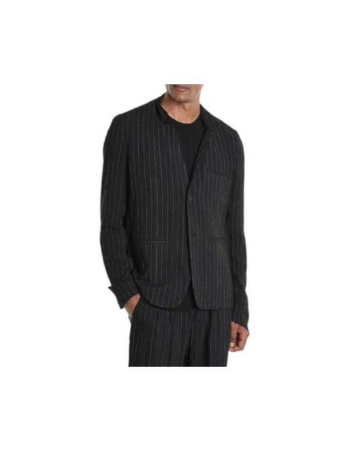 LA HAINE INSIDE US Black Blazers for men