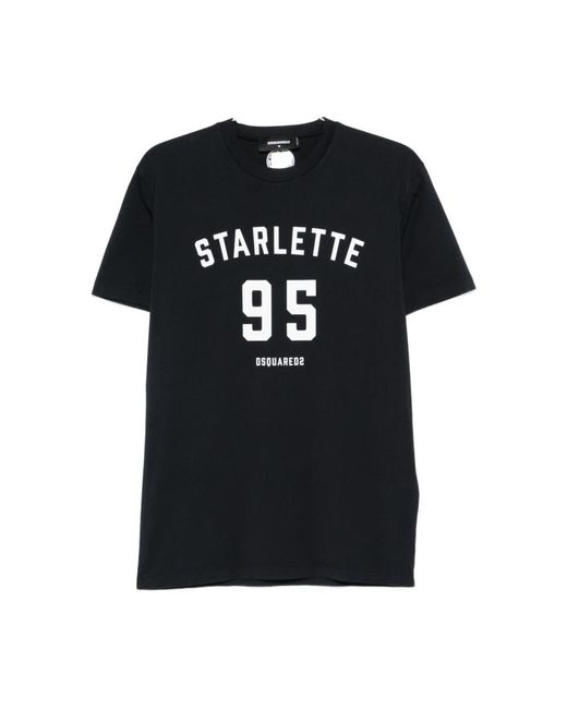 DSquared² T-Shirts in het Black voor heren