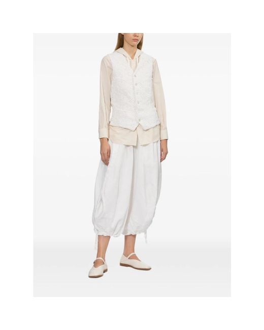 Comme des Garçons White Vests