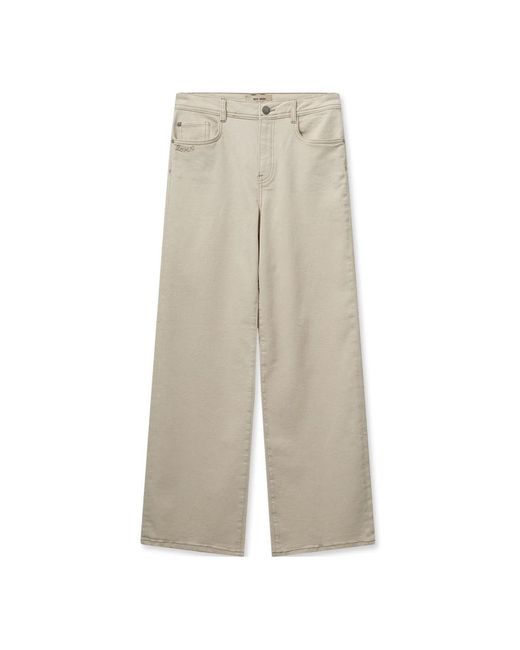 Mos Mosh Gray Wide Trousers