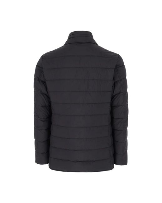 Herno Piumino Quilted High-Neck Jacket in het Blue voor heren