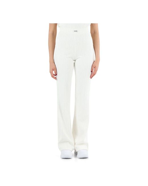 Guess White Wide Trousers