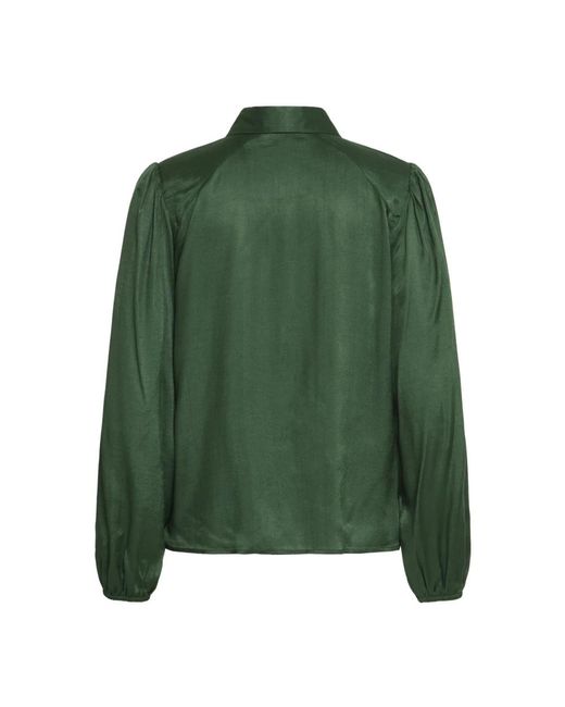 Ichi Overhemden ,Groen ,Ihcolorada Sh3 Bluser 20124449 in het Green