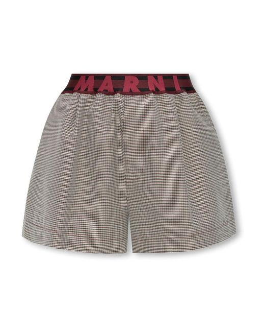 Marni Gray Short Shorts