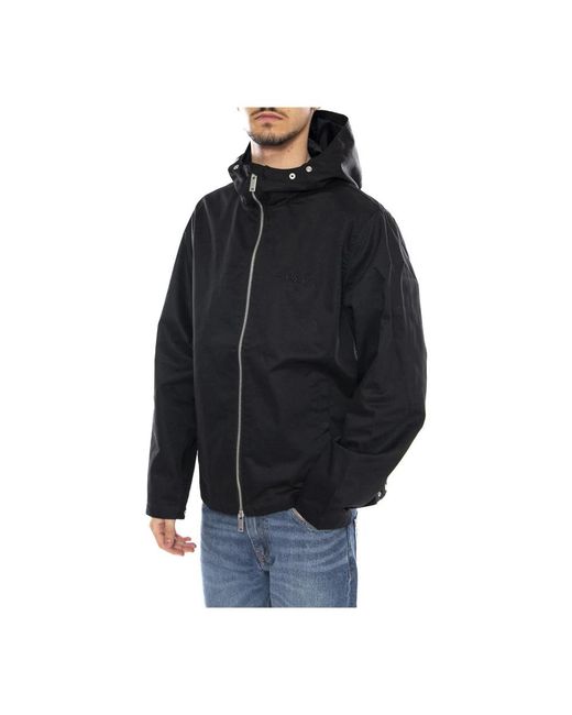 Edwin Hooded Jacket in het Black voor heren