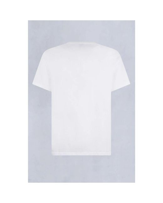 Moose Knuckles Milky Way Tee Stilvolles Design in White für Herren