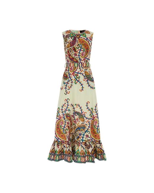 Etro Metallic Maxi Dresses
