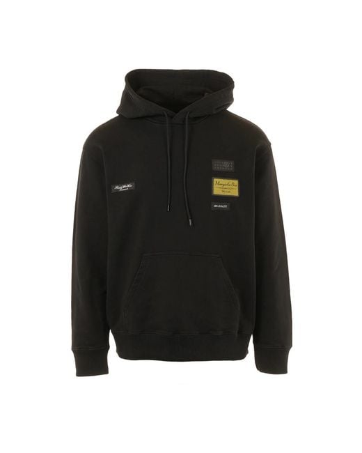 MM6 by Maison Margiela Black Hoodies for men