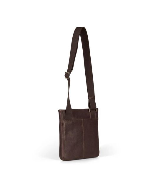 Howard London Brown Cross Body Messenger for men