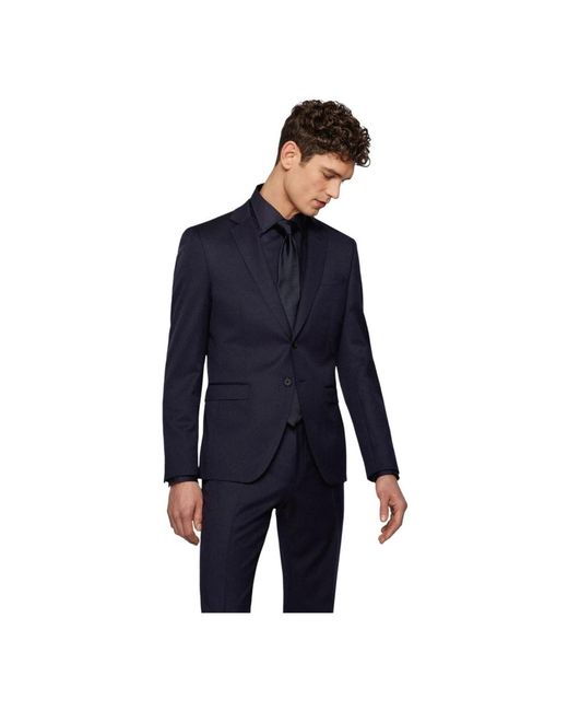 HUGO Jassen ,Blauw ,Wol Stijlvolle 100% Wol Trui in het Black voor heren