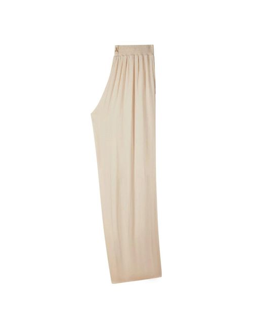 Patrizia Pepe Natural Wide Trousers