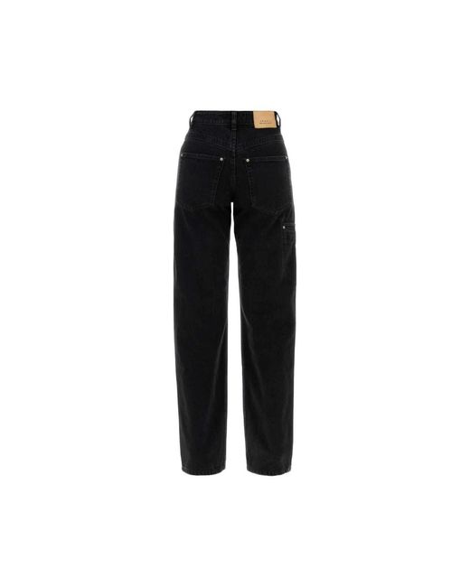 Isabel Marant Black Loose-Fit Jeans