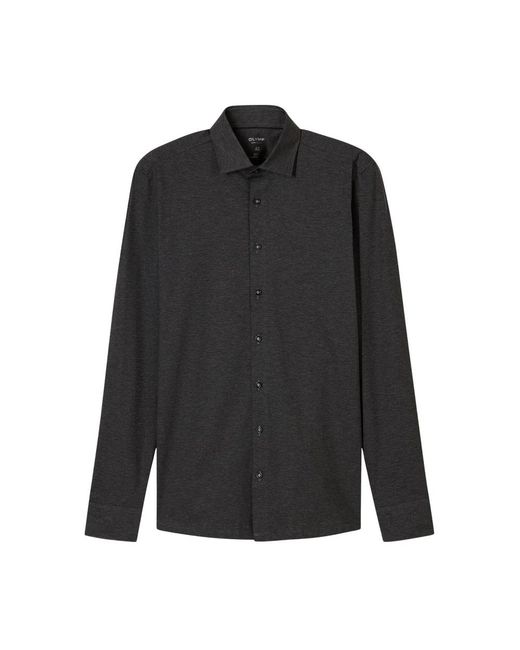 Olymp Black Casual Shirts for men