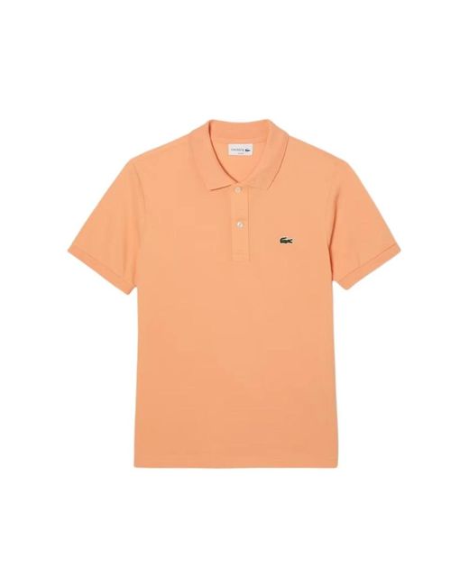 Lacoste Orange Polo Shirts for men