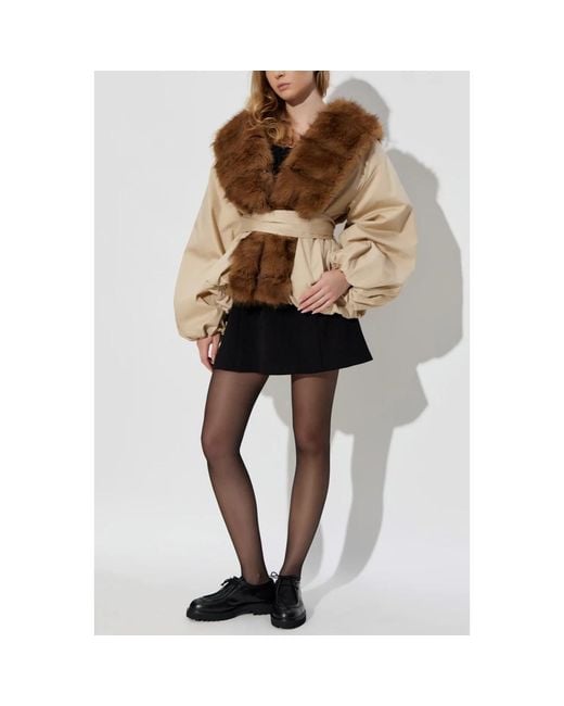 ROTATE BIRGER CHRISTENSEN Brown Light Jackets