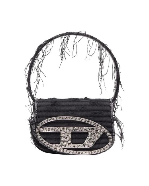DIESEL Black Shoulder Bags