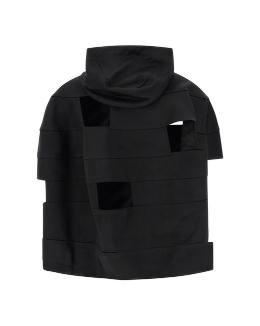 Comme des Garçons Armor-Inspired Wollen Jas in het Black voor heren