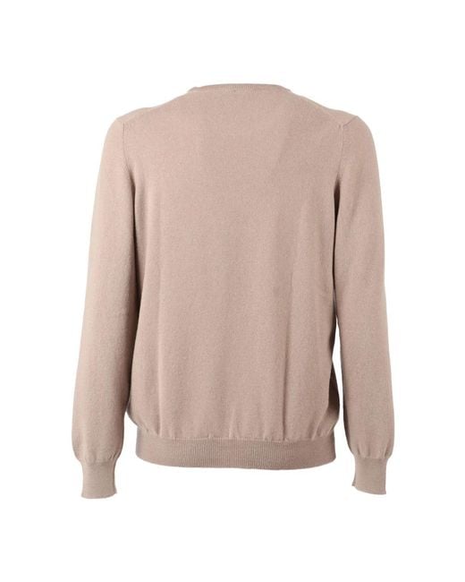 Fedeli Brown Cashmere Knitwear for men