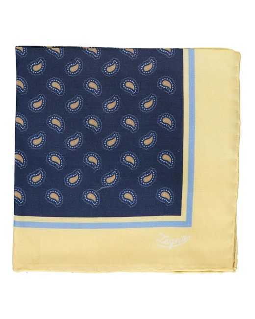 Scarves Zegna de hombre de color Blue