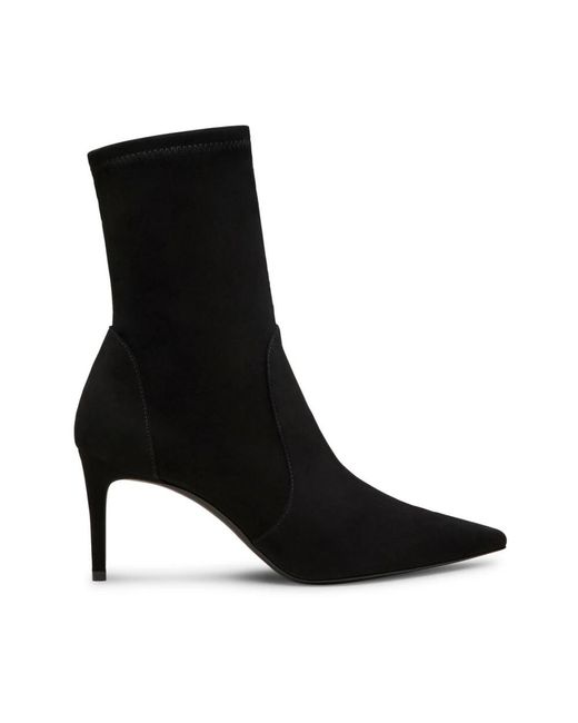 Stuart Weitzman Black Heeled Boots