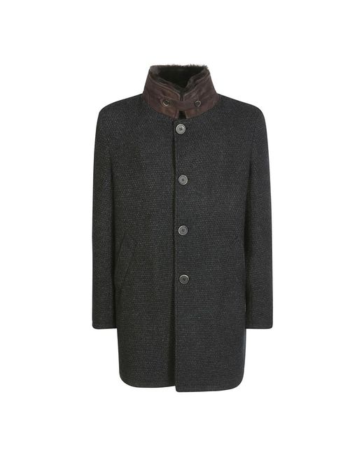 Shearling cappotto invernale di Gimo's in Black da Uomo