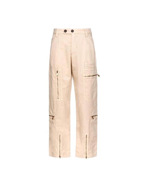 Pinko Natural Wide Trousers