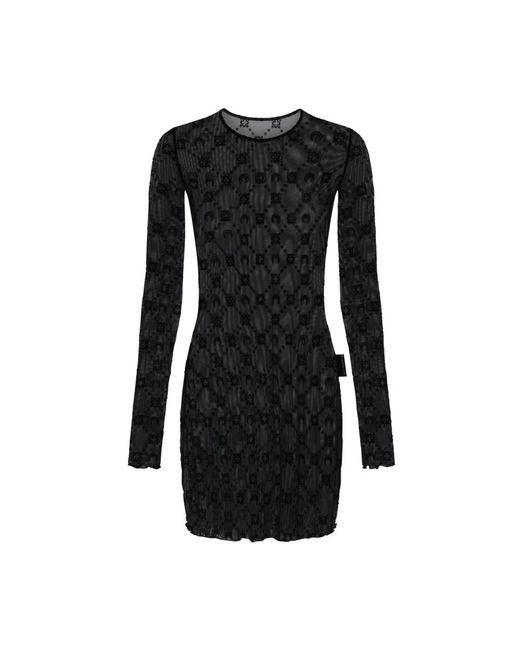 MARINE SERRE Short Dresses in het Black