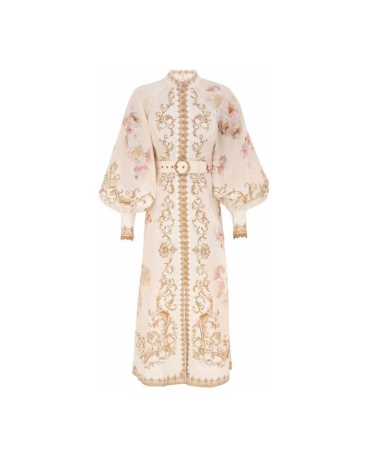 Shirt Dresses Zimmermann en coloris Natural