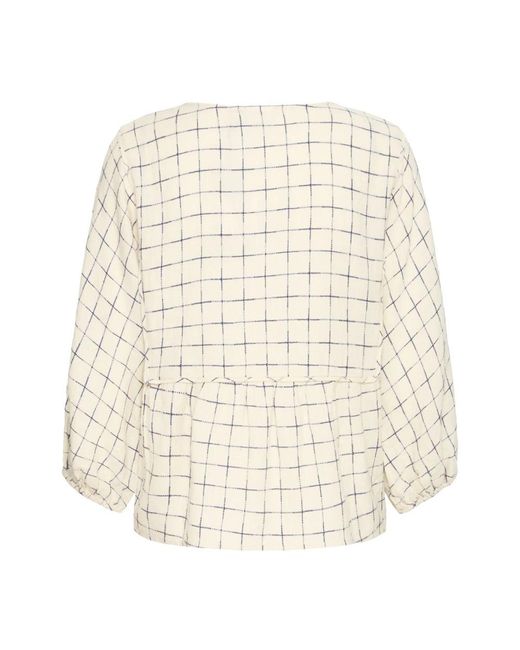 Ichi Ficalo Blouse in het Natural