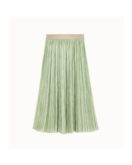 Roberto Collina Green Midi Skirts